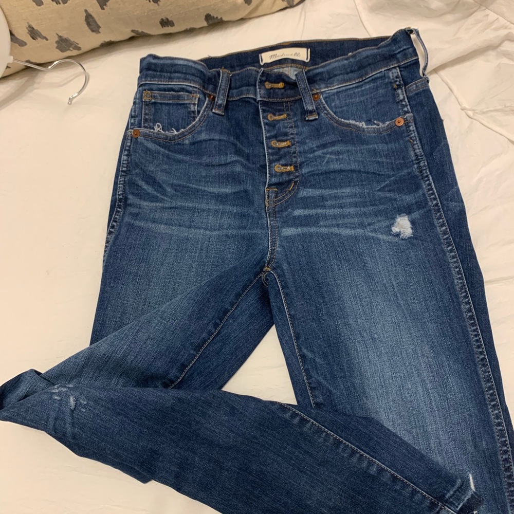 Madewell jeans 10in high rise skinny